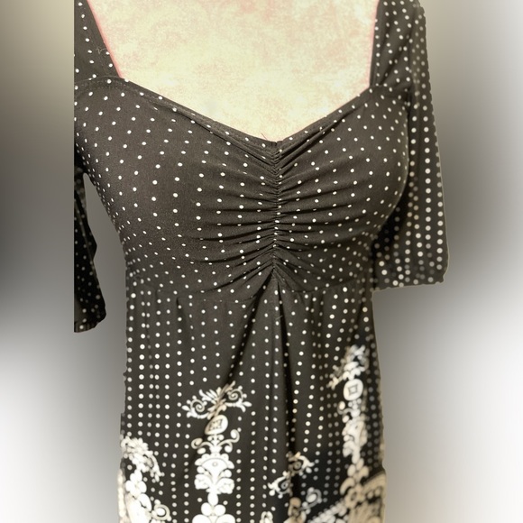 Amazing Find! Beautiful Refine Decadent Classic Classy Black & White Dress AGB - Picture 9 of 14